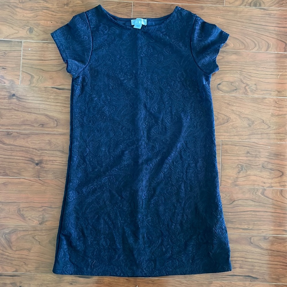 Cotton On Navy Blue Floral Short Sleeve Midi Dress